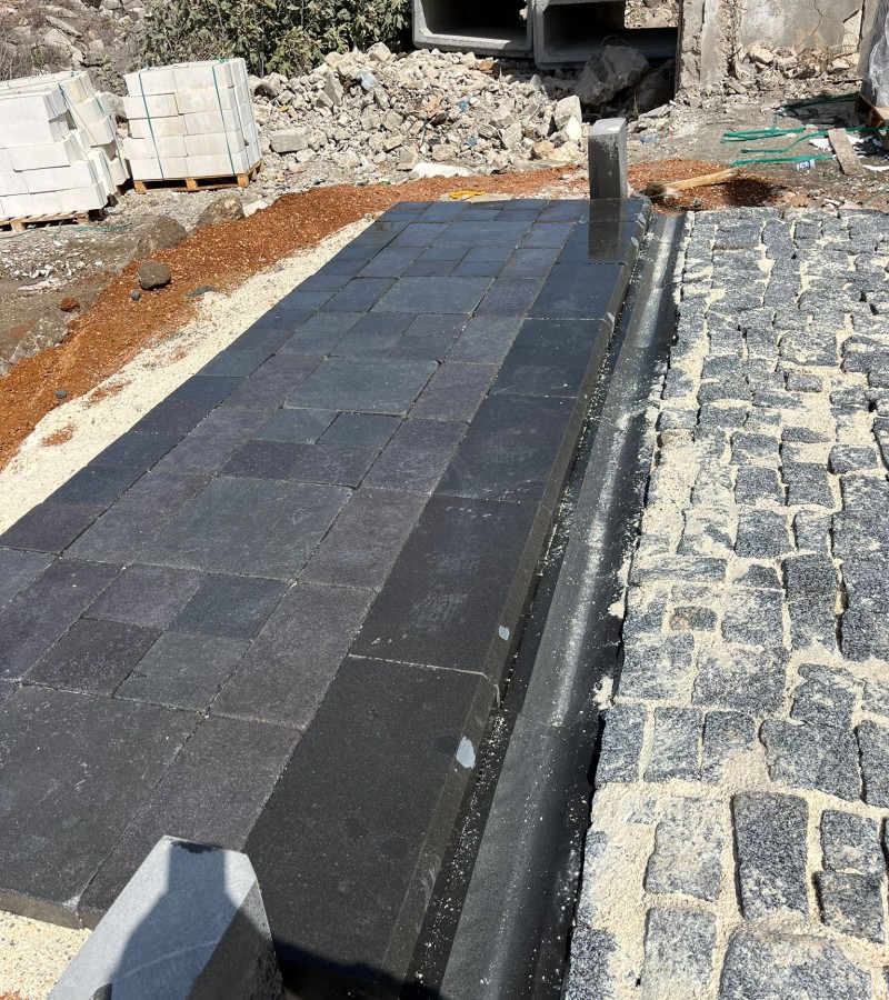 Kocaeli İzmit Granit Küptaş Begonit Küptaş Bazalt Küptaş Çevre Düzenleme Uygulama Ekibi Halil Usta